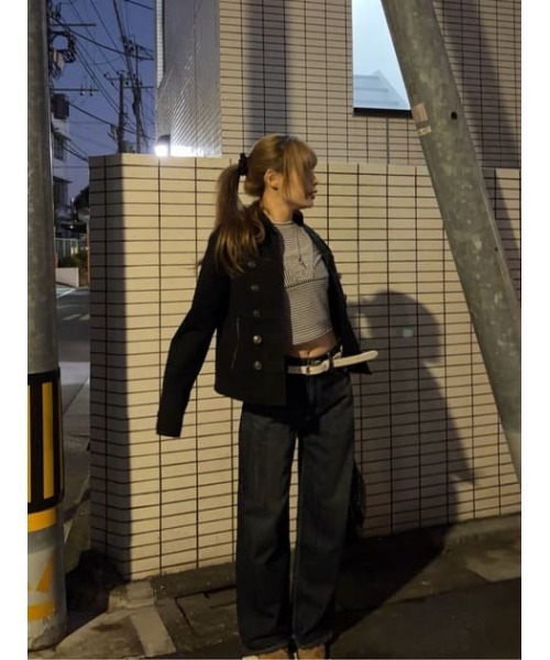 「LAGUA GEM」 長袖カットソー FREE ライトブルー レディース_画像3
