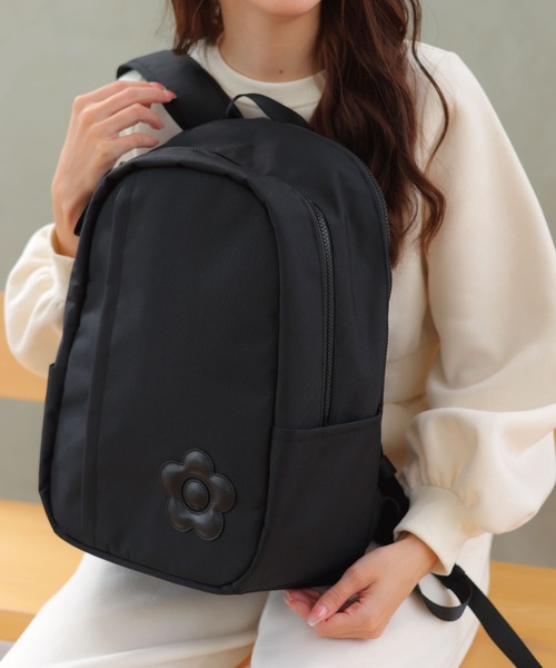 MARY QUANT　 A4サイズ対応 黒リュック MARY QUANT（マリークヮント） リュック FREE ブラック レディース