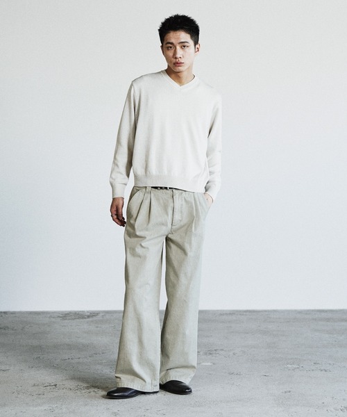 「WYM LIDNM」 チノパンツ M ブラック メンズ_画像7