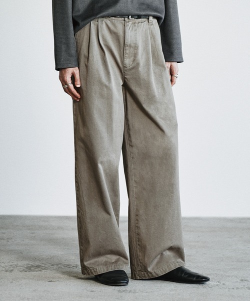 「WYM LIDNM」 チノパンツ M ブラック メンズ_画像8