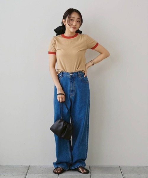 TODAYFUL tシャツ Compact Ringer Tee レディース : ZOZOTOWN Yahoo!店