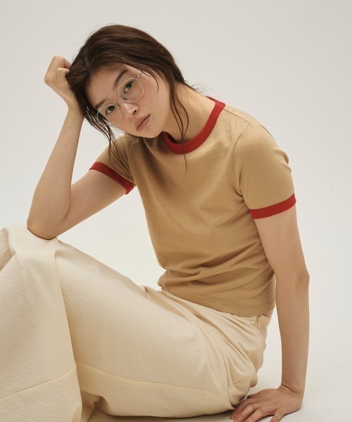 TODAYFUL Compact Ringer Tee 店舗限定色 TODAYFUL tシャツ Compact Ringer Tee レディース : ZOZOTOWN Yahoo!店