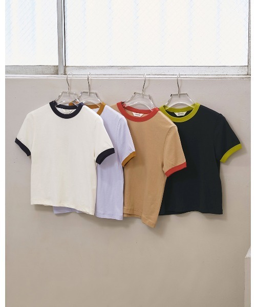 TODAYFUL tシャツ Compact Ringer Tee レディース : ZOZOTOWN Yahoo!店