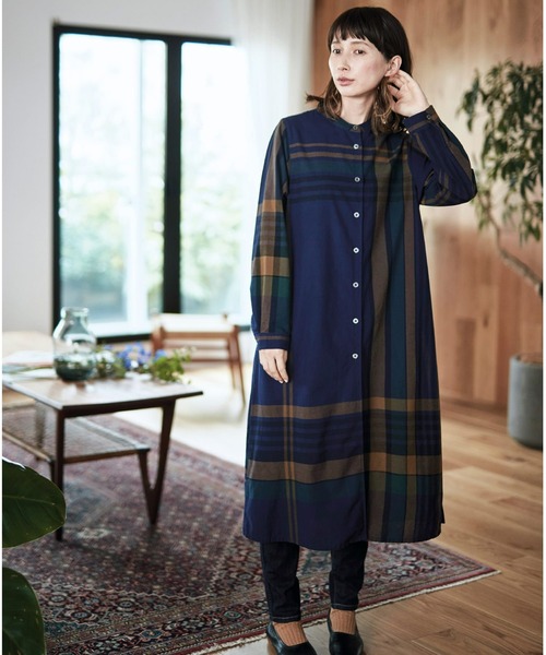 「Sunny clouds」 長袖チュニック LARGE ブルー系その他 レディース_画像6