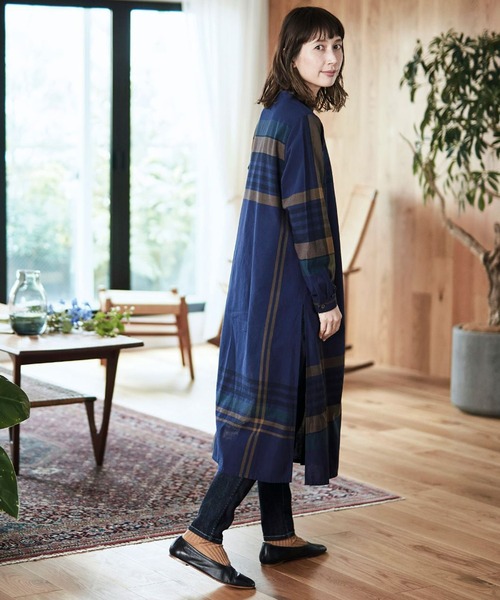 「Sunny clouds」 長袖チュニック LARGE ブルー系その他 レディース_画像8