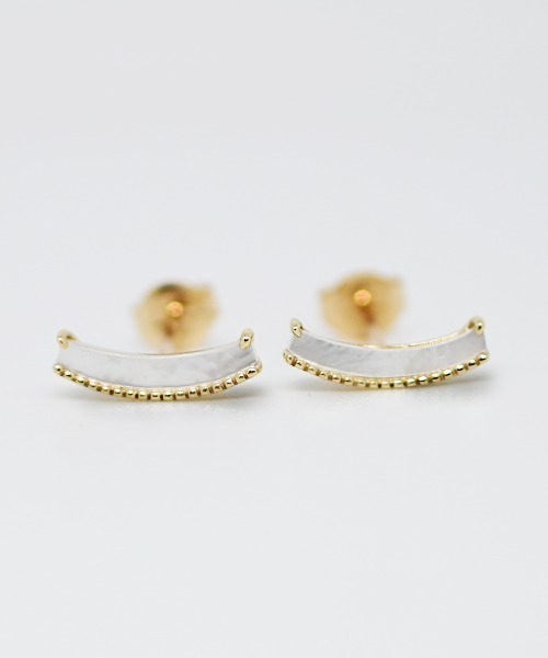 「sowi」 ピアス（両耳用） フリ- ゴールド レディース_画像6