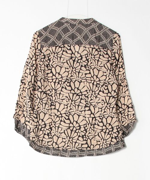 「DIANE von FURSTENBERG」 長袖ブラウス 6 ブラウン レディース_画像2