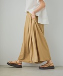 ワイドパンツ パンツ カノコスカーチョ レディースの詳細画像1