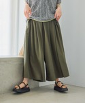 ワイドパンツ パンツ カノコスカーチョ レディースの詳細画像4