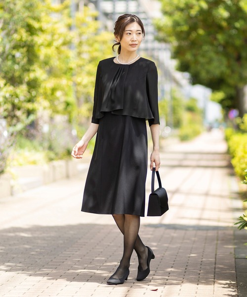 CARETTE（カレット） セットアップ 洗えるブラックセットアップ風