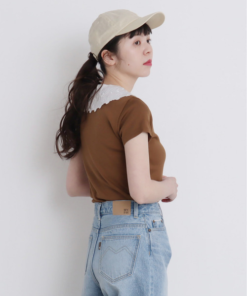 tシャツ 連シルフライスクルーネック半袖プルオーバー レディース CHILD WOMAN tシャツ 連シルフライスクルーネック半袖プル