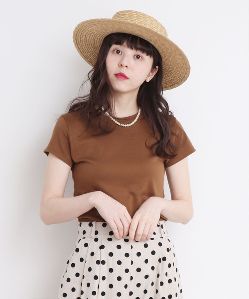 CHILD WOMAN tシャツ 連シルフライスクルーネック半袖プル