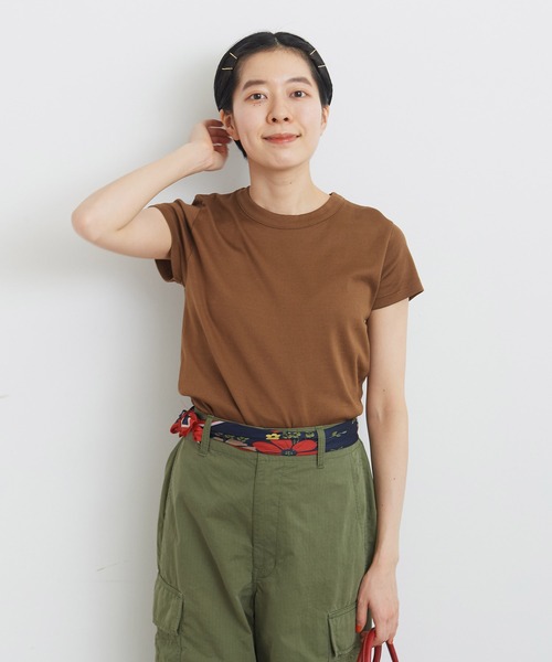 tシャツ 連シルフライスクルーネック半袖プルオーバー レディース CHILD WOMAN tシャツ 連シルフライスクルーネック半袖プル