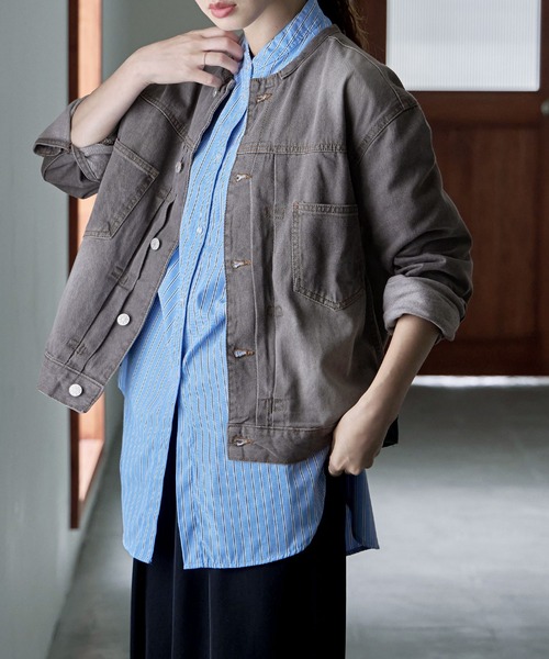Fashion Letter（ファッションレター） デニムジャケット gジャン ノー