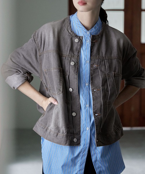 Fashion Letter（ファッションレター） デニムジャケット gジャン ノー