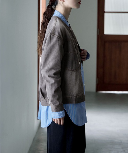 Fashion Letter（ファッションレター） デニムジャケット gジャン ノー