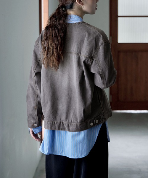 Fashion Letter（ファッションレター） デニムジャケット gジャン ノー