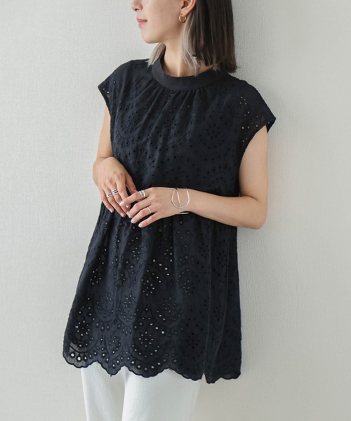 tシャツ レースカットブラウス レディース JILL STUART（ジルスチュアート）の「◇ラダーレースカット