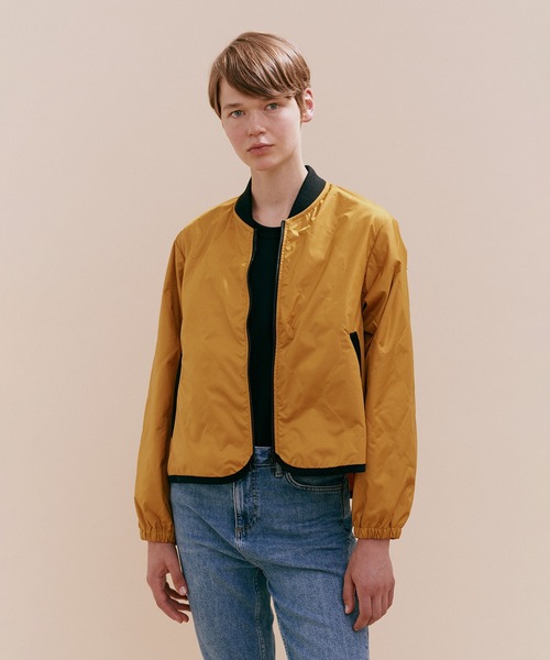 Sefr イエローピンストライプハムラブジャケット LAVENHAM（ラベンハム） コート アウター LAVENSTER BOMBER JACKET