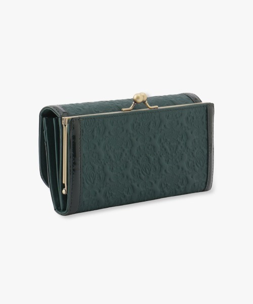 ANNA SUI アナスイ 長財布 セルパン ジップ ラウンド長財布 ゴールド ANNA SUI アナスイ 長財布 ラウンドファスナー 本革 レディース