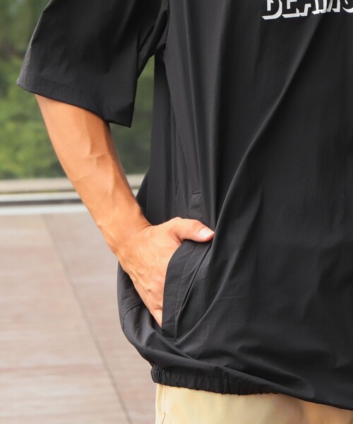 tシャツ Tシャツ BEAMS GOLF ORANGE LABEL / ストレッチナイロン ハーフジップ プルオーバー BEAMS GOLF ORANGE LABEL ストレッチナイロン ハーフジップ