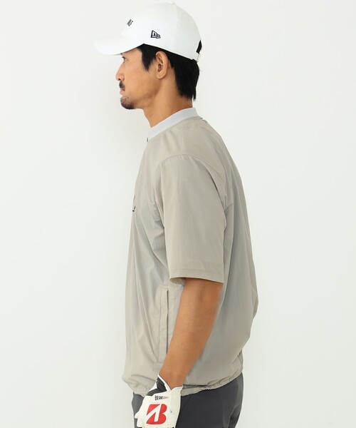 tシャツ Tシャツ BEAMS GOLF ORANGE LABEL / ストレッチナイロン ハーフジップ プルオーバー BEAMS GOLF ORANGE LABEL ストレッチナイロン ハーフジップ