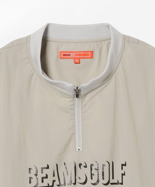 tシャツ Tシャツ BEAMS GOLF ORANGE LABEL / ストレッチナイロン ハーフジップ プルオーバー BEAMS GOLF ORANGE LABEL ストレッチナイロン ハーフジップ