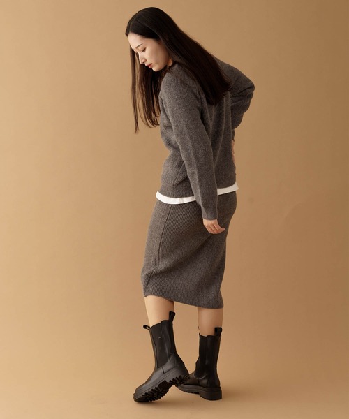ZAKKA-BOX ワンピース リブニットセットアップ : ZOZOTOWN Yahoo