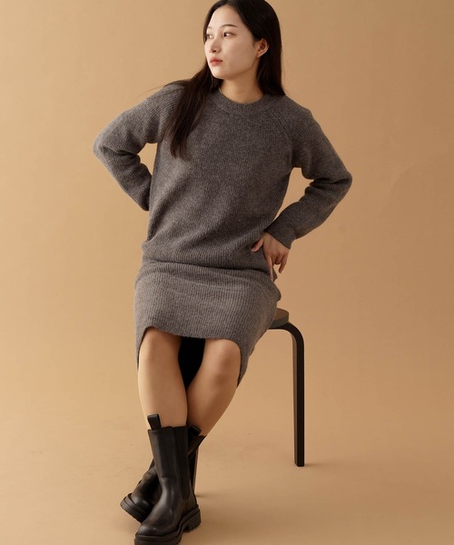 ZAKKA-BOX ワンピース リブニットセットアップ : ZOZOTOWN Yahoo