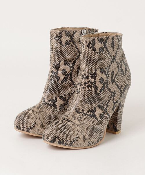 MOUSSY」 ショートブーツ L ベージュ WOMEN : 78865985 : ZOZOTOWN  