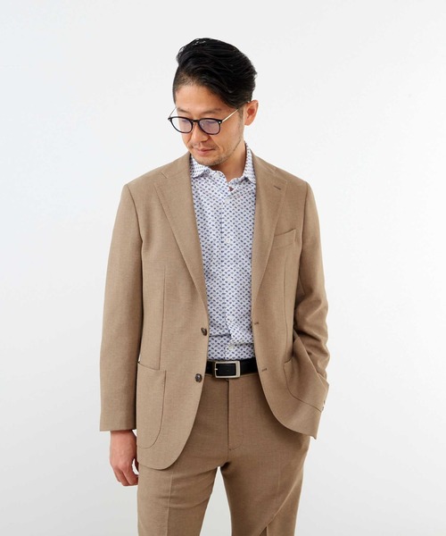 【美品】メンズメルローズ×PONTETORTO テーラードジャケット Lサイズ MEN'S MELROSE ジャケット テーラードジャケット リランチェ