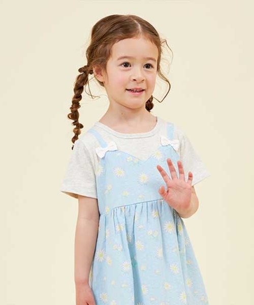 女の子 まとめ ワンピース 110 ブランド多数 組曲 ワンピース 「150-160cm」バイカラーニットソー キッズ