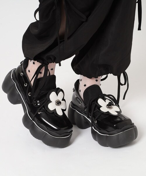 cs T&P パンプス 厚底フラワーパンプス : ZOZOTOWN Yahoo!店