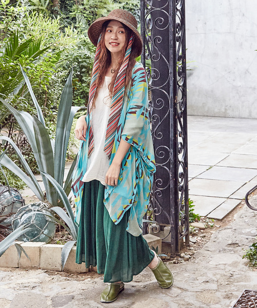 チャイハネ（CAYHANE） カーディガン 「チャイハネ」グラウンドUV