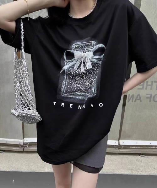 MUVEIL 「MUVEIL」 ビジュー半袖Tシャツ 38 ホワイト レディース
