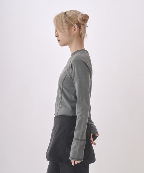 codegraphy tシャツ (Women) Pigment Long Sleeve レディース
