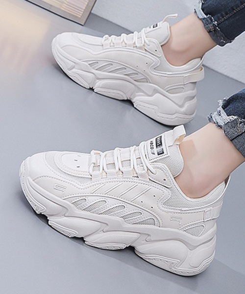 Lace Ladies（レースレディース） スニーカー ラウンドフォルム レース