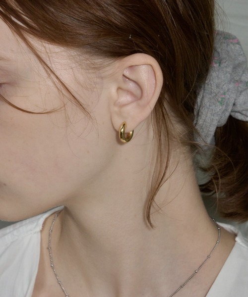ゴールド フープピアス シンプル ゴールド]シンプルフープピアス – CENE