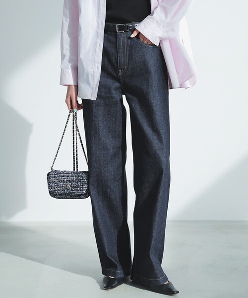 ワイドパンツ ジーンズ デニム デニムパンツ 23区DENIM ストレッチ