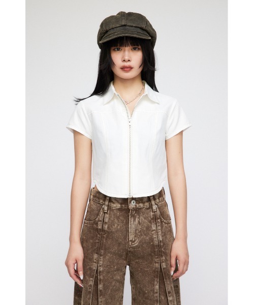 LAGUA GEM tシャツ COMPACT ZIP トップス レディース : ZOZOTOWN