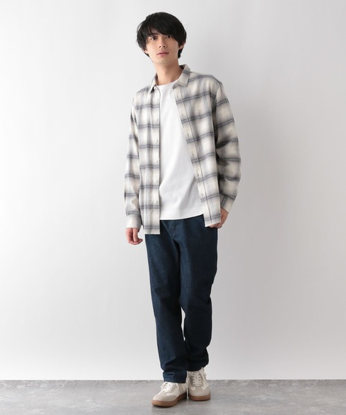 GLOBAL WORK（グローバルワーク） シャツ やわらかリッチネル