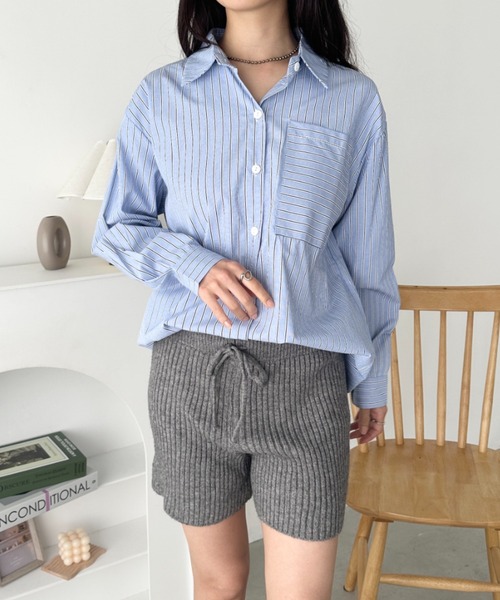 CLEA パンツ リブニットショートパンツ レディース : ZOZOTOWN