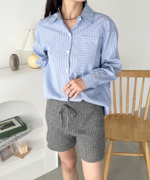 CLEA パンツ リブニットショートパンツ レディース : ZOZOTOWN