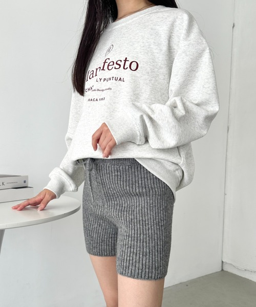 CLEA パンツ リブニットショートパンツ レディース : ZOZOTOWN Yahoo