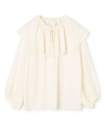 Ballsey（ボールジィ） ブラウス シャツ シアートロ ラッフルカラー