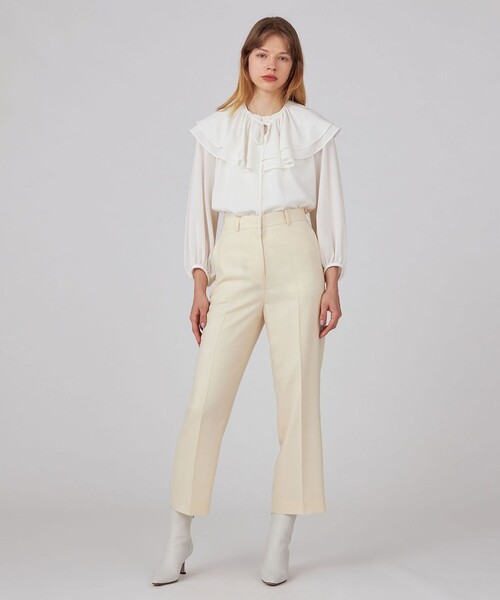 Ballsey ブラウス シャツ シアートロ ラッフルカラーブラウス