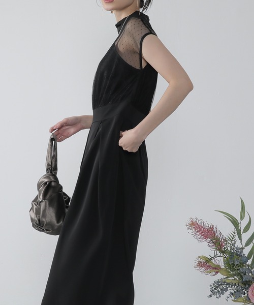 ★未使用 kana コクーンワンピース ドレス 結婚式 黒 M オケージョン ◇週末限定価格◇新品☆ kana コクーンワンピース 黒 M 結婚式