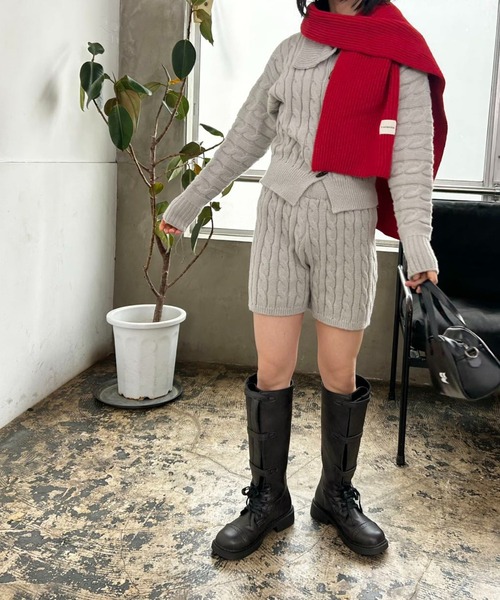 セットアップ ケーブルニットセットアップ レディース : ZOZOTOWN