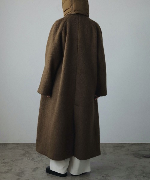 anuke（アンヌーク） コート アウター anuke Collarless Shaggy Coat