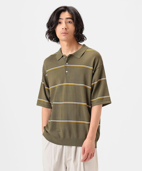 24SS time is onタイムイズオン LINKS ニット ポロ シャツ 24SS time is onタイムイズオン LINKS ニット ポロ シャツ トップス